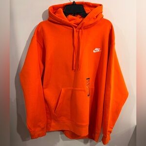 Nike Men's Bright Orange Pullover Sweater